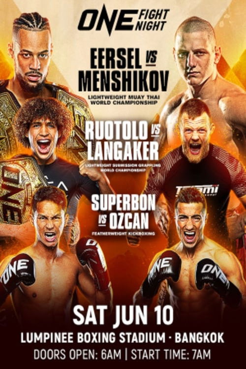 ONE Fight Night 11: Eersel vs. Menshikov (2023) poster