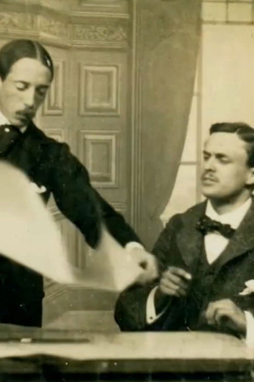 Santos Dumont Explaining His Air Ship to the Hon. C.S. Rolls (1901) poster