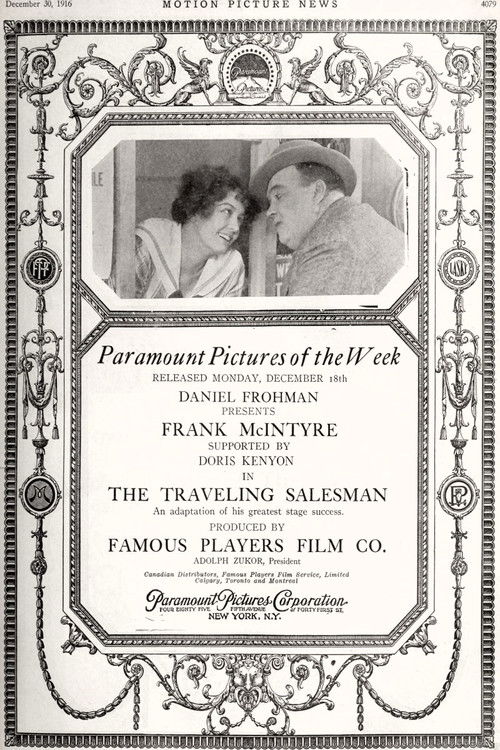 The Traveling Salesman (1916) poster