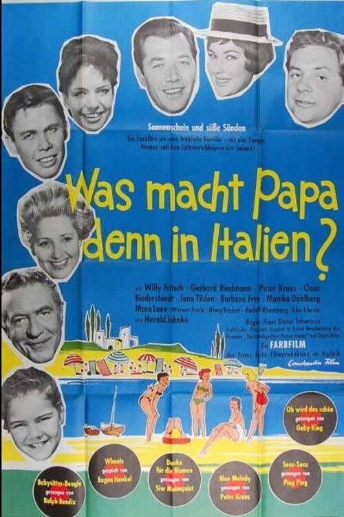 Was macht Papa denn in Italien? (1961) poster