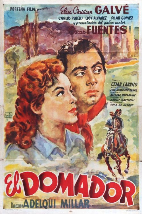 El domador (1954) poster