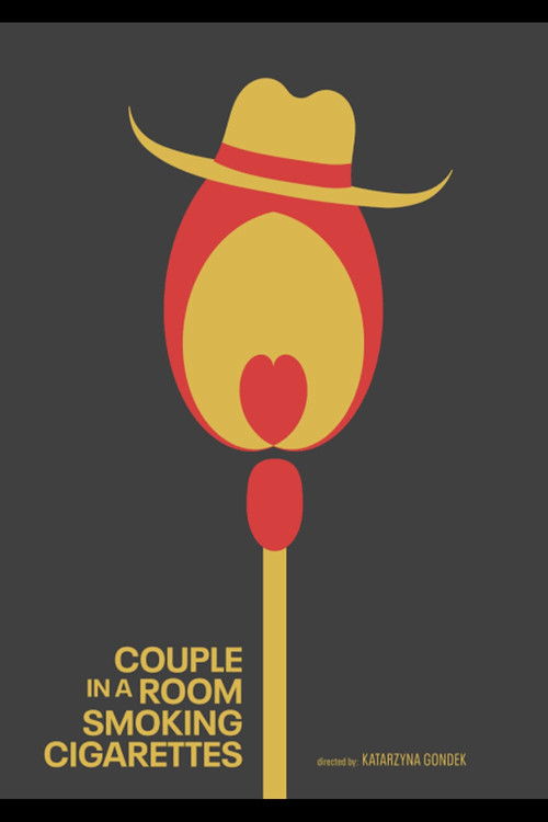 Couple in a Room Smoking Cigarettes poster