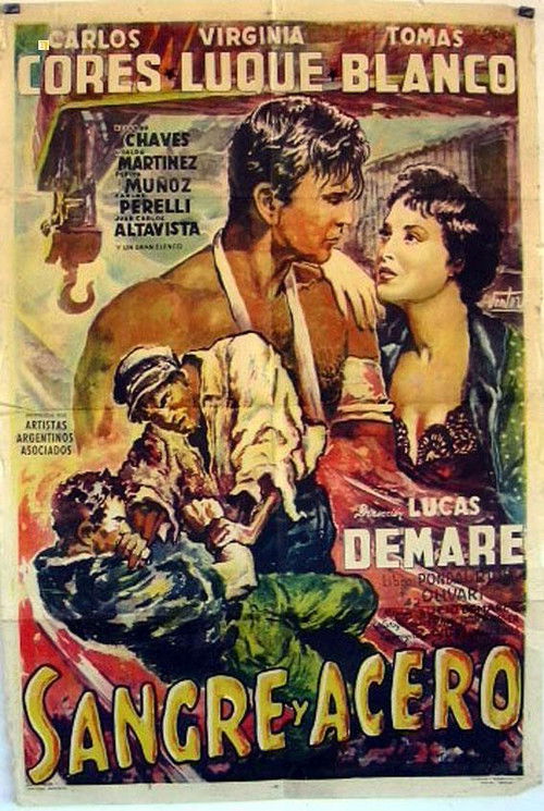 Sangre y acero (1956) poster