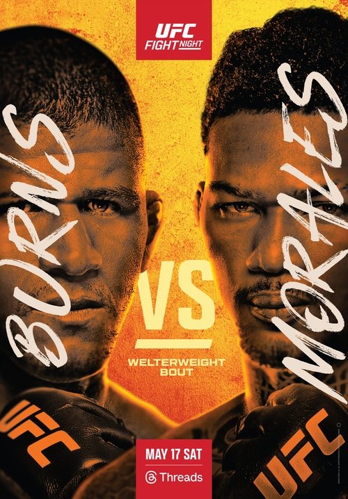 UFC Fight Night 256: Burns vs. Morales (2025) poster