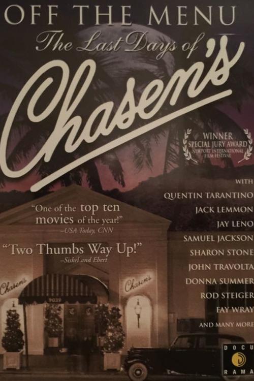 Off the Menu: The Last Days of Chasen's (1998) poster