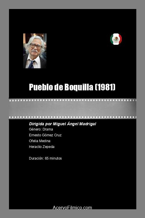 Pueblo de Boquilla (1981) poster