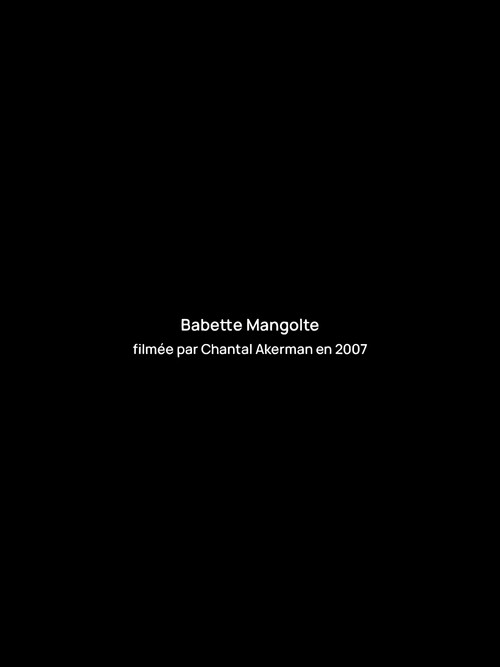 Interview with Babette Mangolte (2007) poster