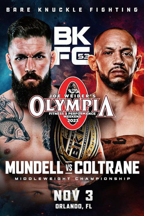 BKFC 53: Mundell vs Coltrane (2023) poster
