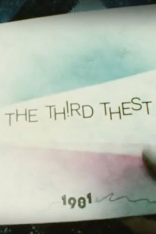 The Third T(h)est (1981) poster