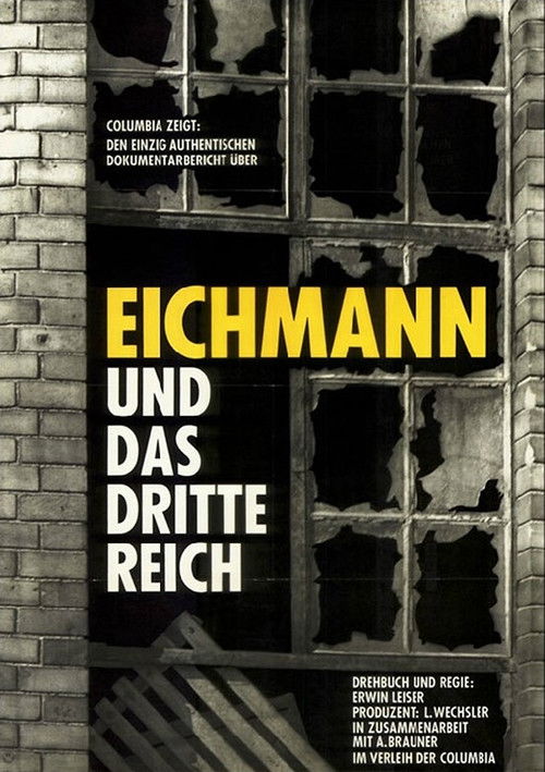 Eichmann und das Dritte Reich (1961) poster