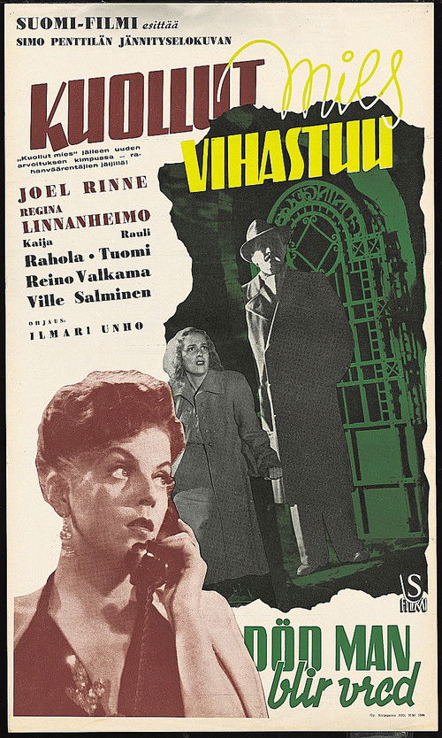 Kuollut mies vihastuu (1944) poster