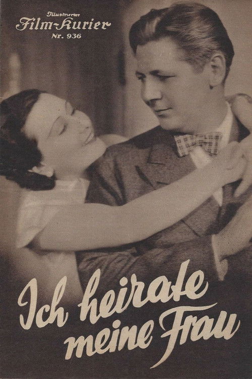 Ich heirate meine Frau (1934) poster