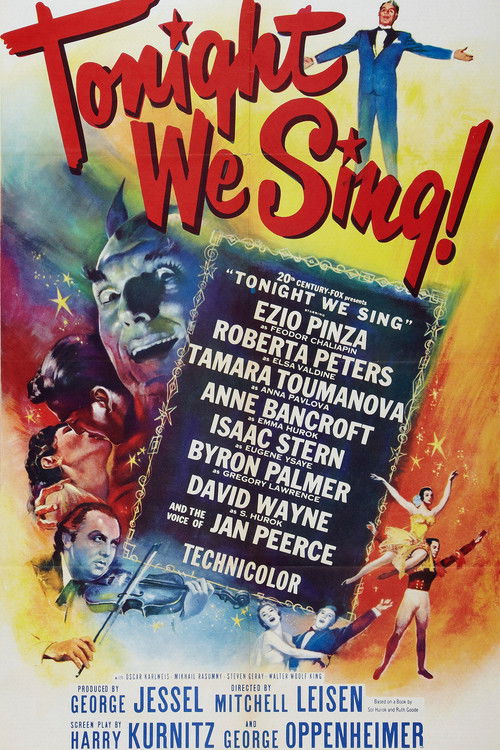 Tonight We Sing (1953) poster