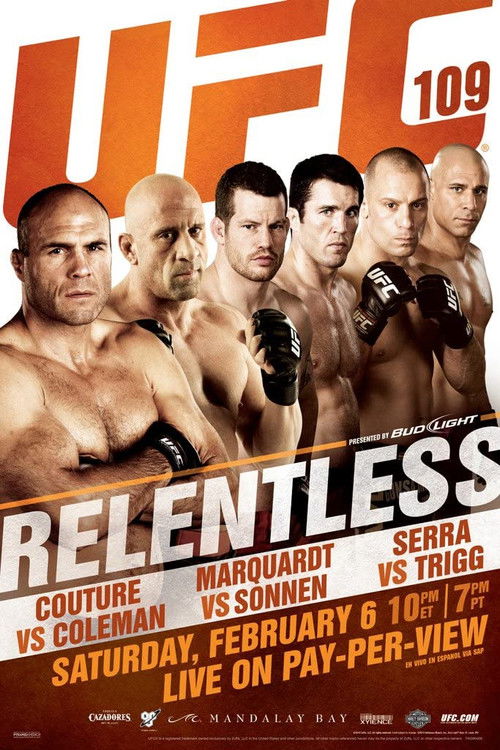 UFC 109: Relentless (2010) poster