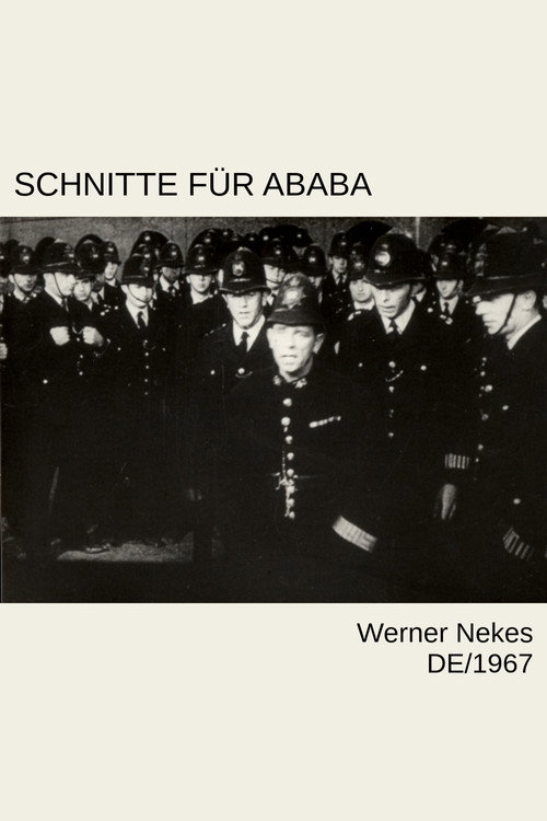 Schnitte für Ababa (1967) poster