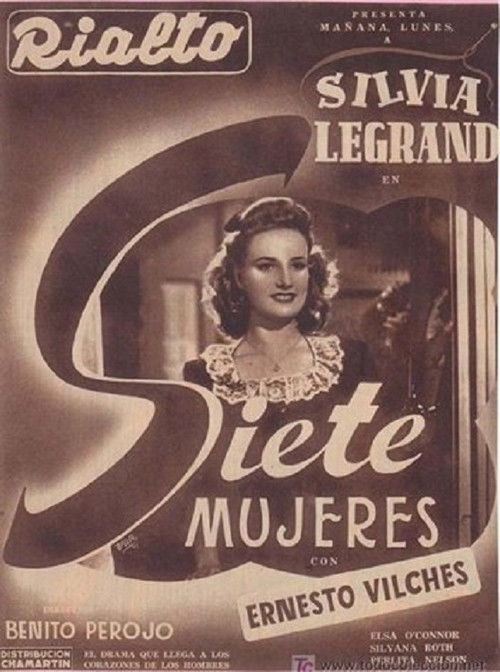 Siete mujeres (1944) poster