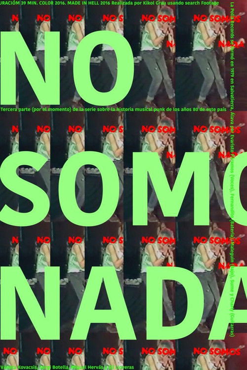 No somos nada poster