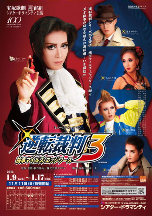 Phoenix Wright 3: Public Prosecutor Miles Edgeworth (2013) poster