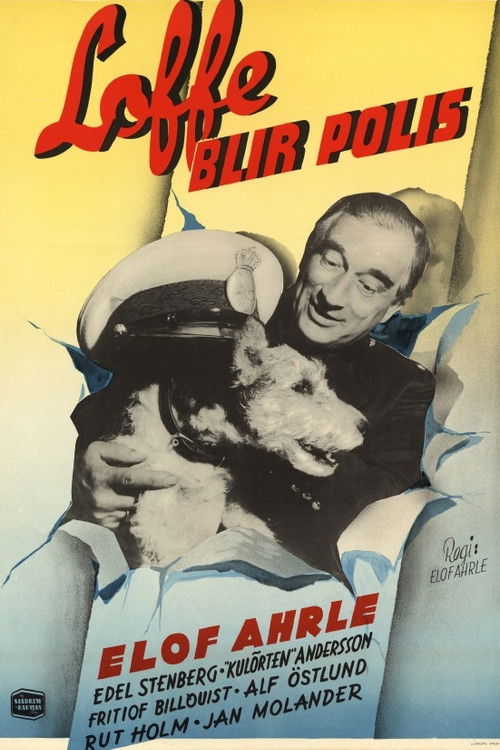 Loffe blir polis (1950) poster