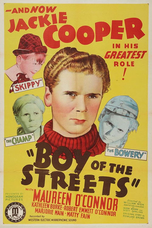 Boy of the Streets (1938) poster