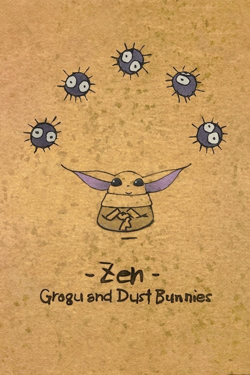 Zen - Grogu and Dust Bunnies (2022) poster