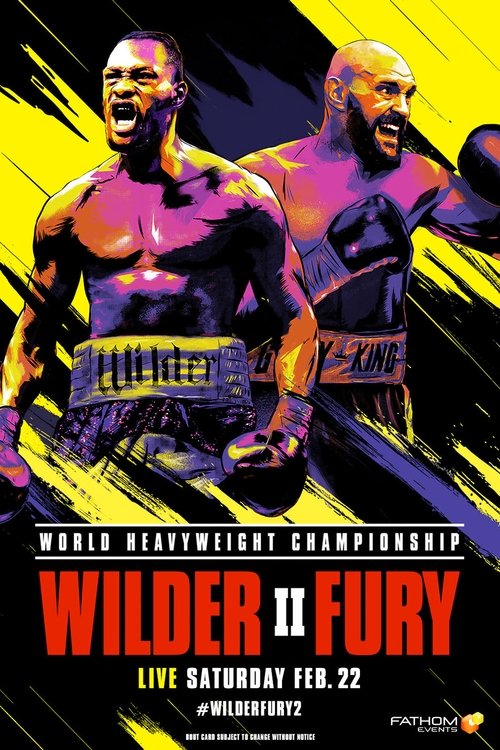 Deontay Wilder vs. Tyson Fury II (2020) poster