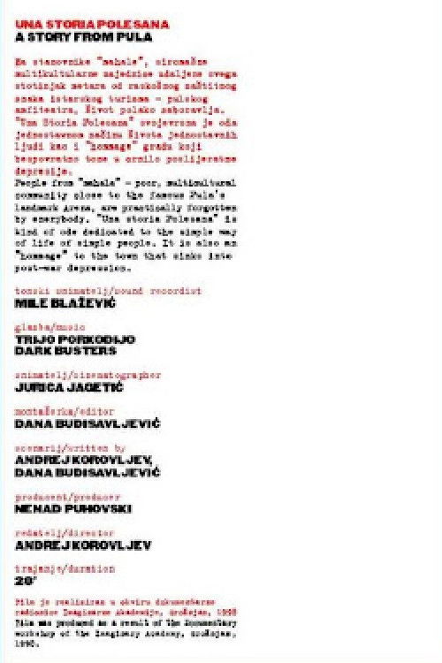 A Pula Story (1998) poster