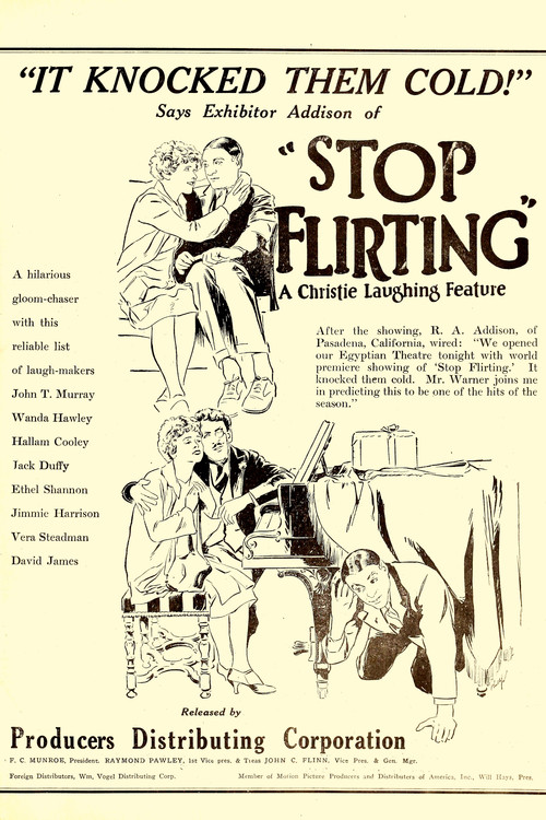 Stop Flirting (1925) poster