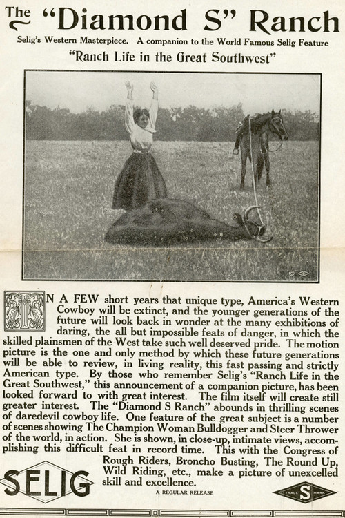 The 'Diamond S' Ranch (1912) poster