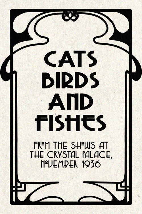 Cats, Birds and Fishes (1936) poster