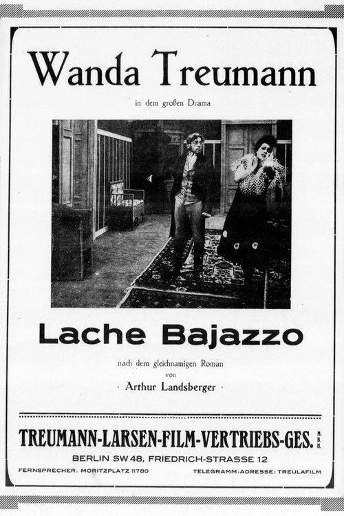 Lache Bajazzo (1917) poster