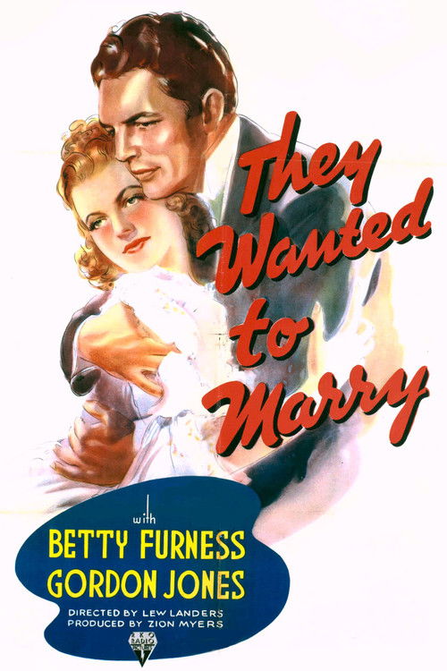 They Wanted to Marry (1937) poster