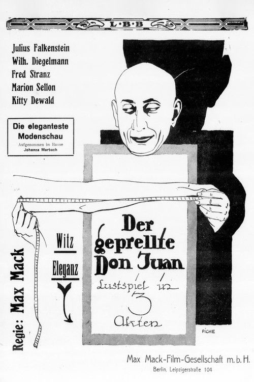 Der geprellte Don Juan (1918) poster