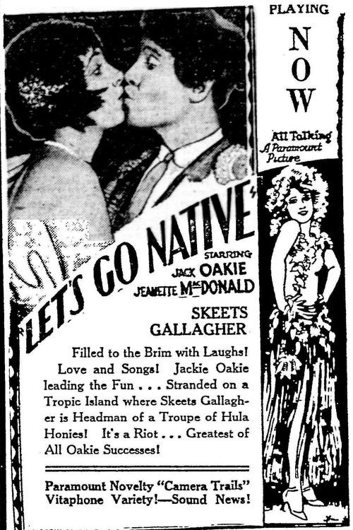 Let's Go Native (1930) poster