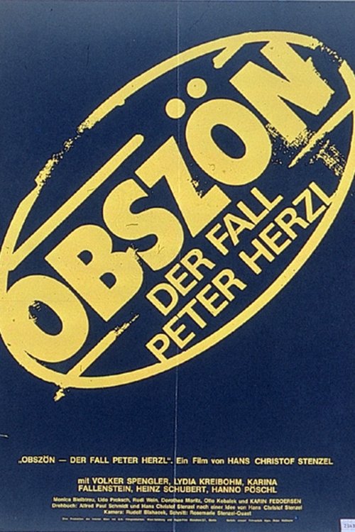 Obscene: The Case of Peter Herzl (1981) poster