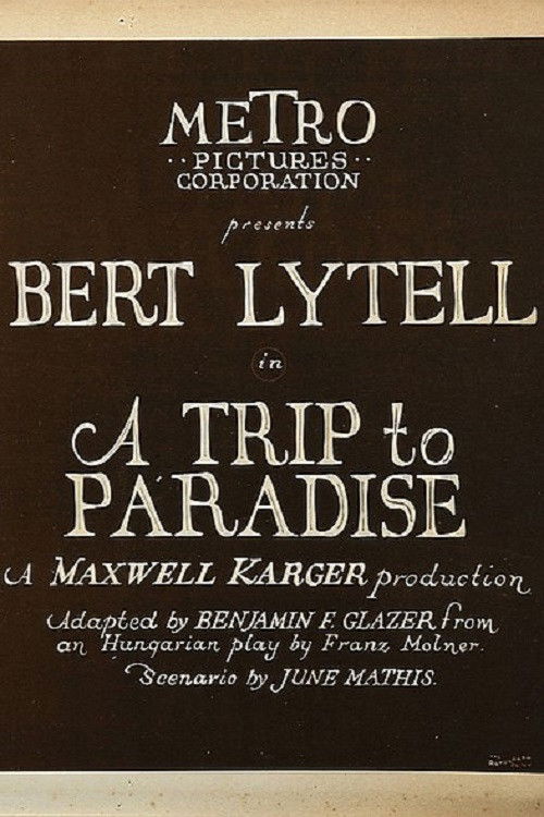 A Trip to Paradise (1921) poster