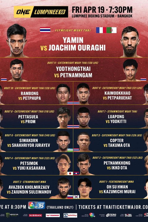 ONE Friday Fights 59: Yamin vs. Ouraghi (2024) poster