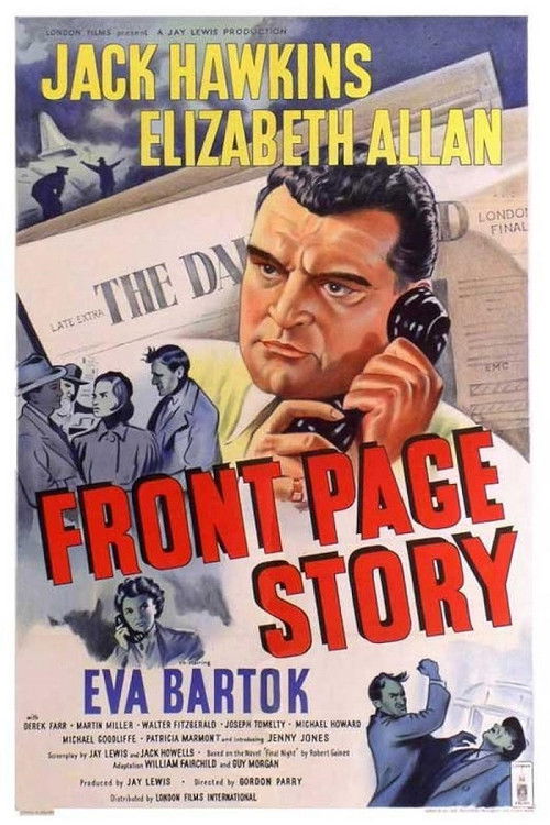 Front Page Story (1954) poster