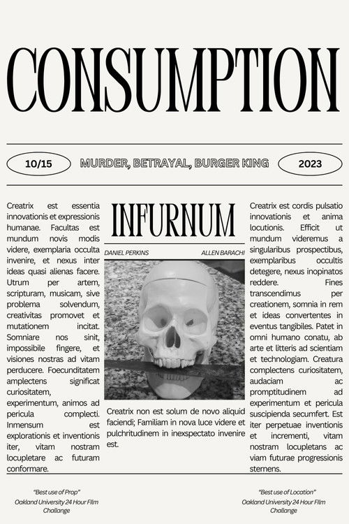 Consumption (2023) poster