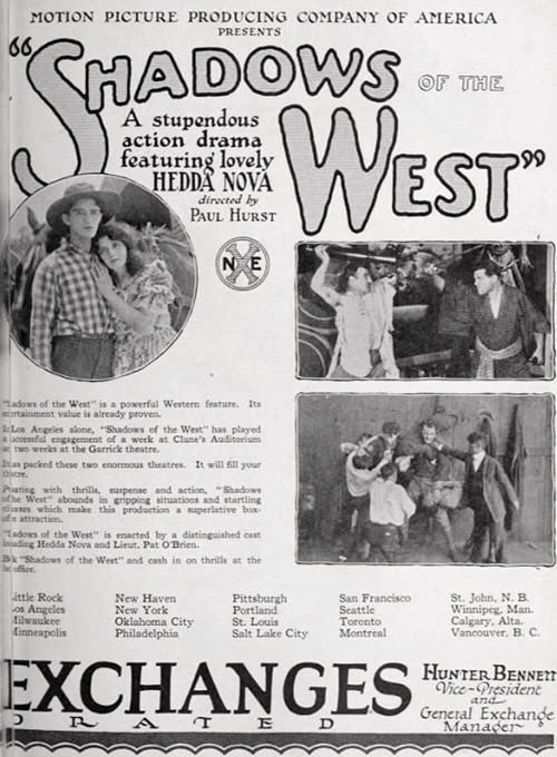 Shadows of the West (1921) poster