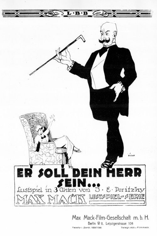 Er soll dein Herr sein (1918) poster