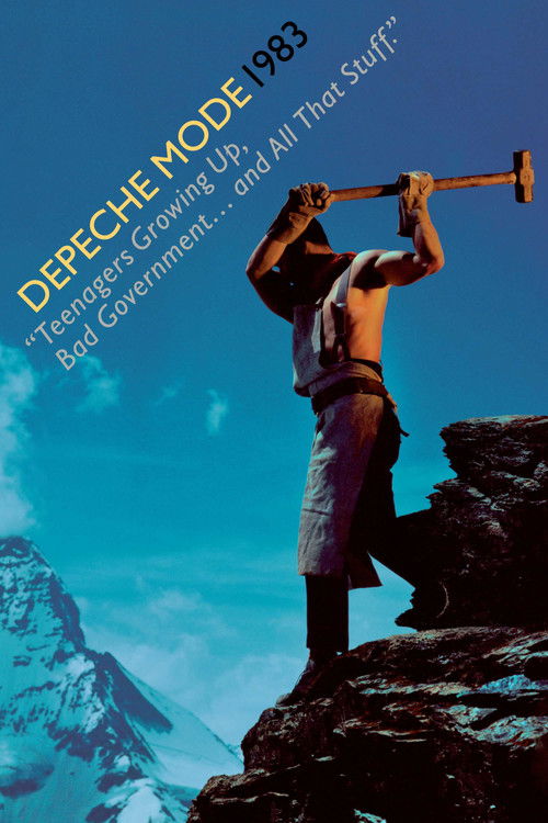 Depeche Mode: 1983 “Teenagers Growing Up, Bad Government… and All That Stuff.” (2006) poster