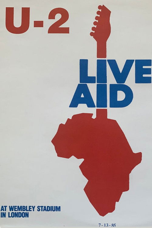 U2 at Live Aid (1985) poster