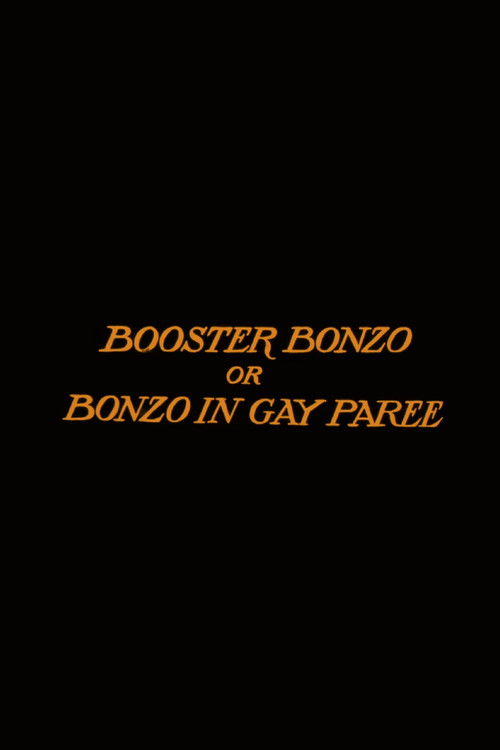 Booster Bonzo; Or, Bonzo in Gay Paree (1925) poster