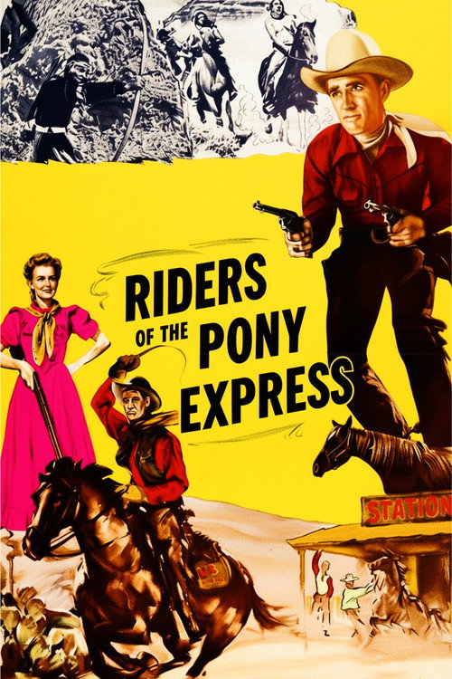 Riders of the Pony Express (1949) poster