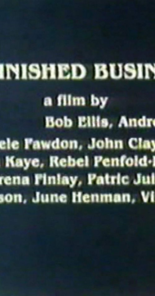 Unfinished Business (1985) poster