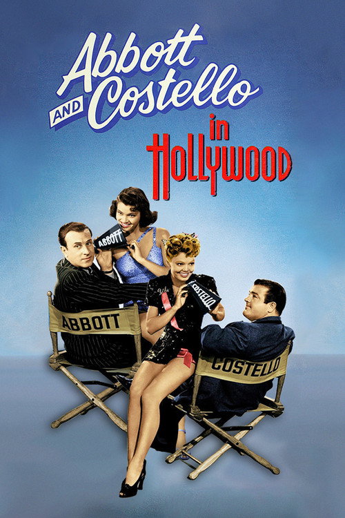 Bud Abbott and Lou Costello in Hollywood (1945) poster