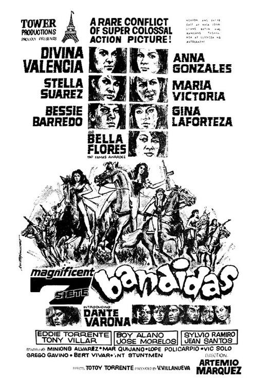 Magnificent Siete Bandidas (1968) poster