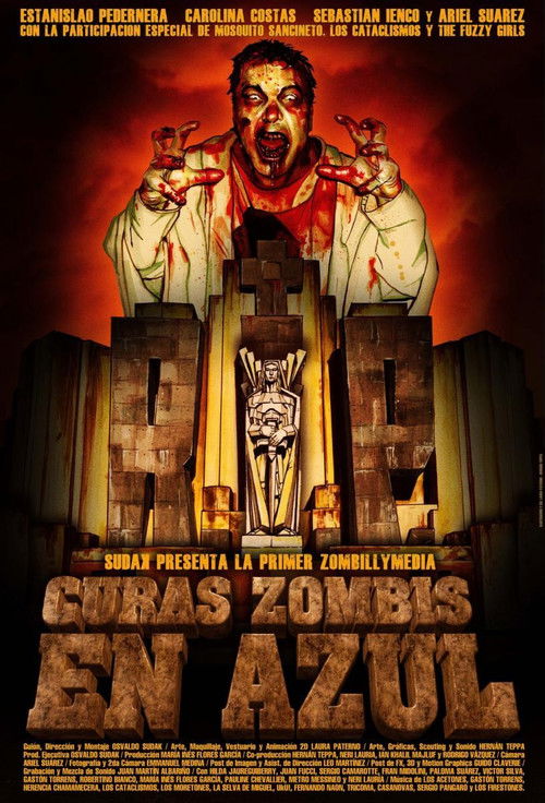 Curas zombis en Azul (2013) poster