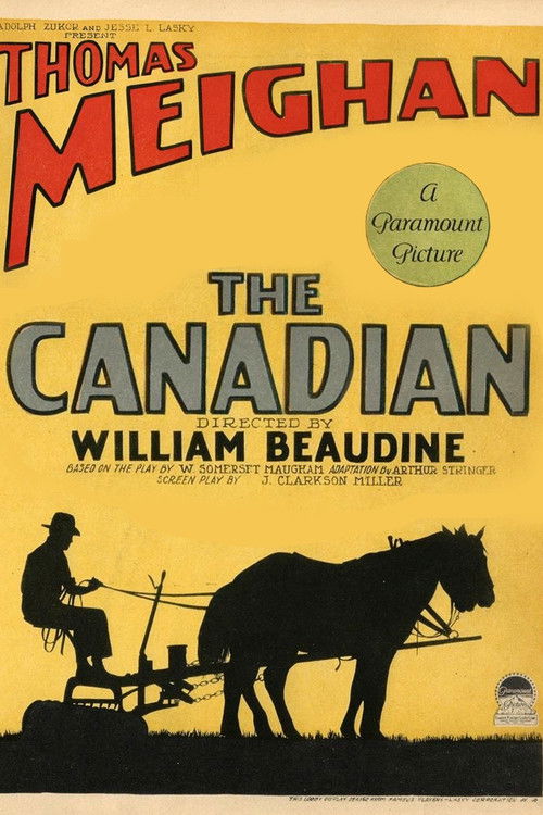 The Canadian (1926) poster